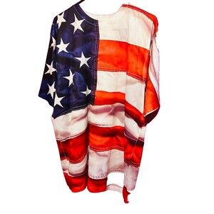 #8715 GET A LIFE MENS AMERICANA US FLAG TSHIRT SIZE XL